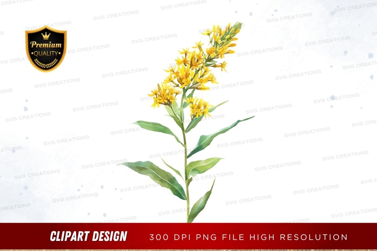 Red Flower Clipart Image 19