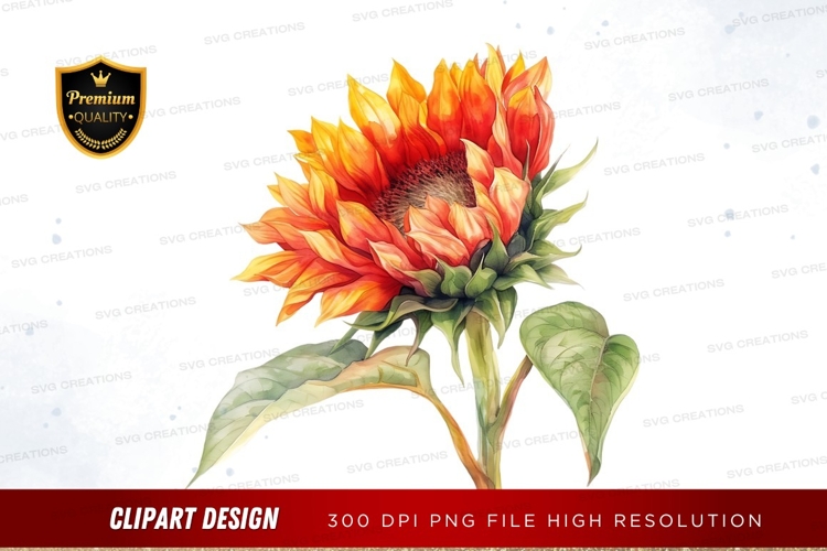 Sunflower Clipart Png Image 3