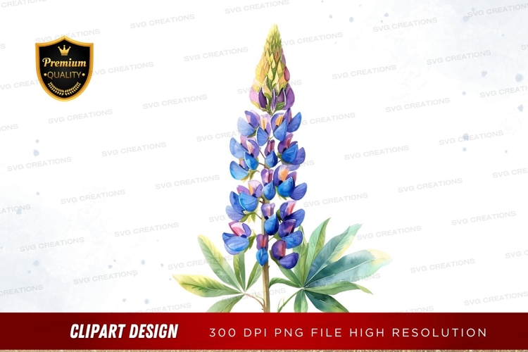 Purple Flower Clipart Image 5