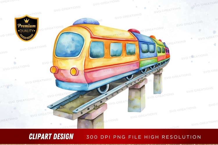 Train Clipart Image 12