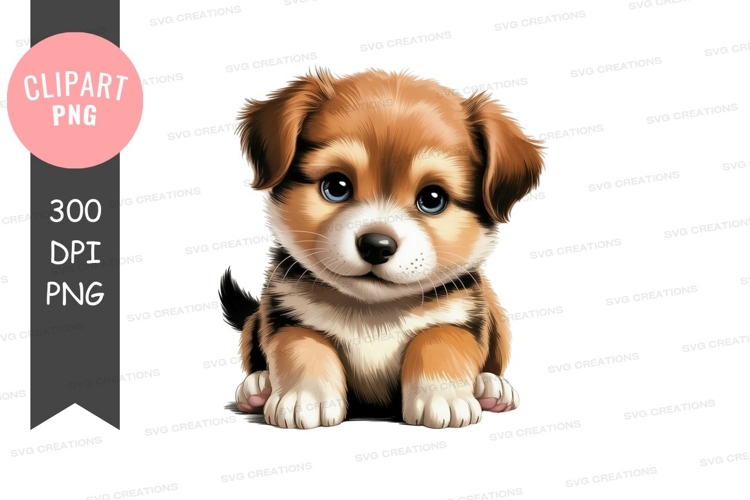 Puppy Illustration Image 3
