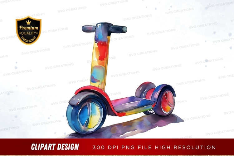 Scooter Clipart Image 20