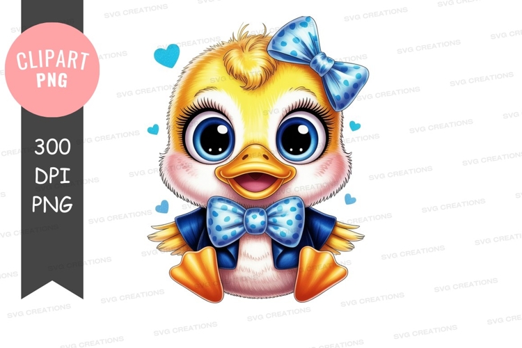 Cute Duckling Clipart Image 20