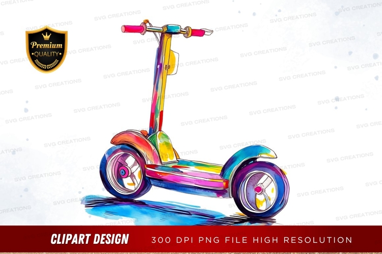 Scooter Clipart Image 15