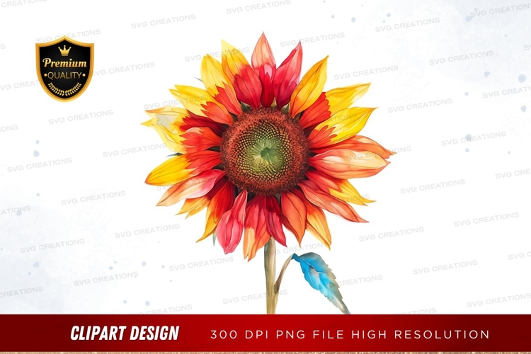 Sunflower Clipart Image 8
