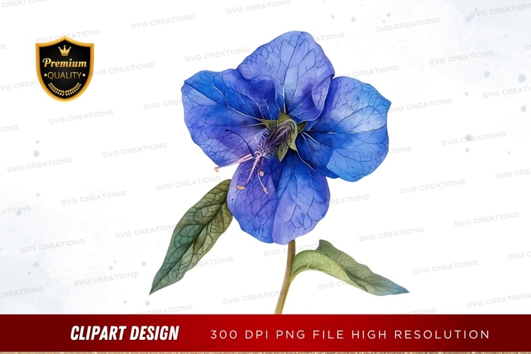 Transparent Background Flower Clipart Image 23