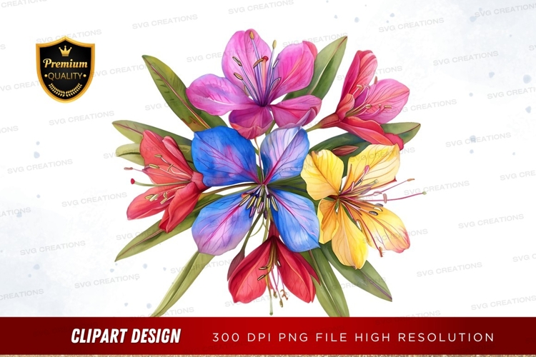 Flower Bouquet Clipart Image 8