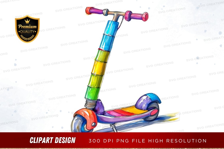 Scooter Clipart Image 6