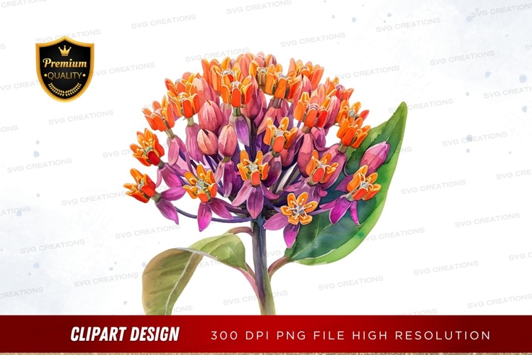 Purple Flower Clipart Image 22