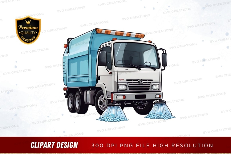 Garbage Truck Clipart Image 2