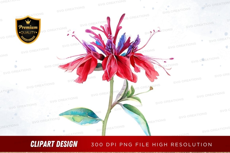 Purple Flower Clipart Image 19