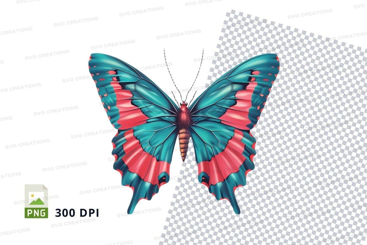 Colorful butterfly clipart png