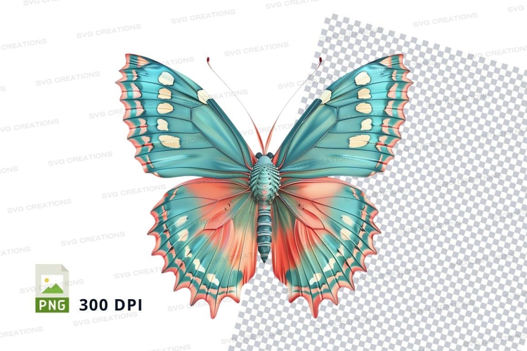 Colorful butterfly clipart png