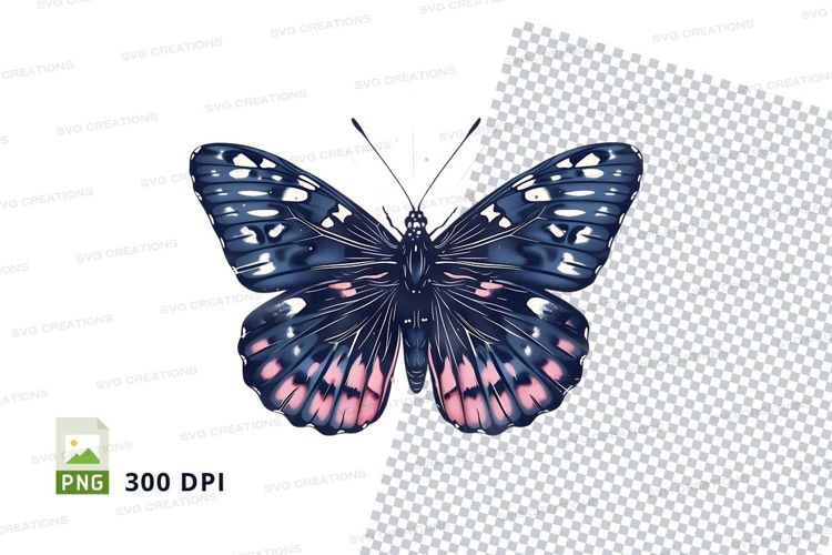 Blue butterfly clipart png