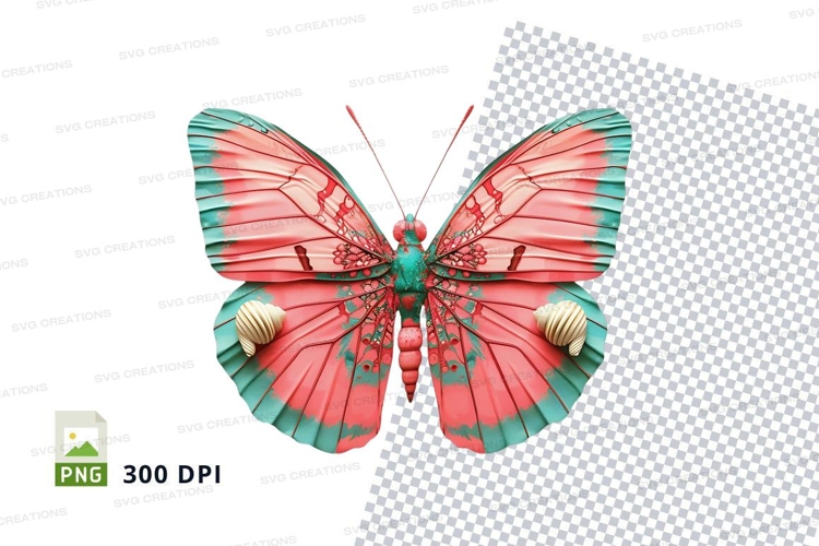 Colorful butterfly clipart png