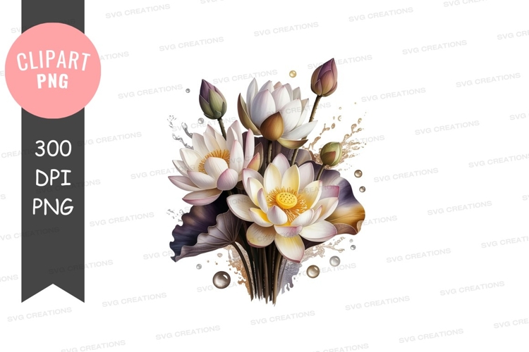 Lotus Flower Illustration Image 8