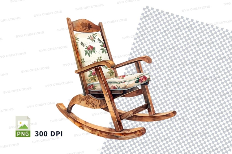 Rocking Chair Clipart Image 8