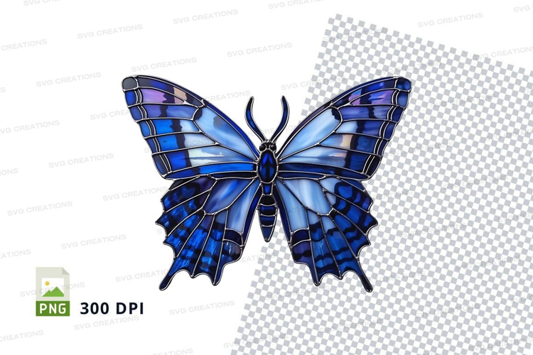 Stained glass butterfly