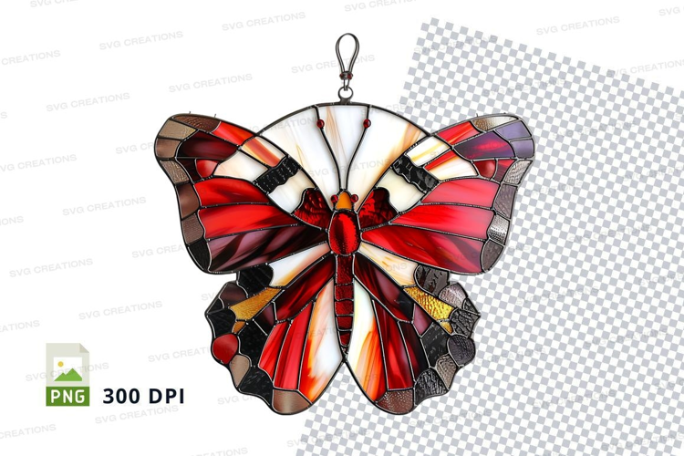 Stained glass butterfly