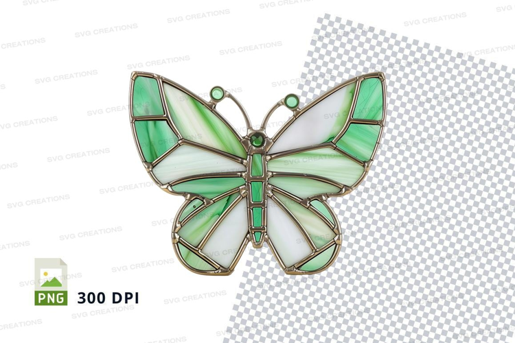 Stained glass butterfly