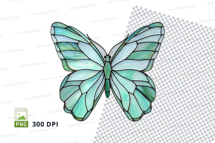 Stained glass butterfly