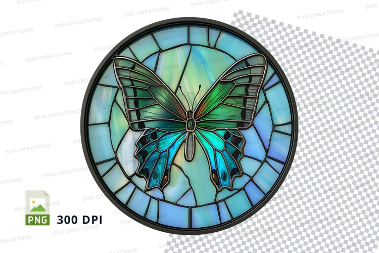 Stained glass butterfly