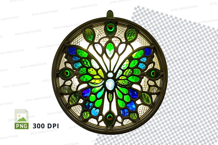 Stained glass butterfly