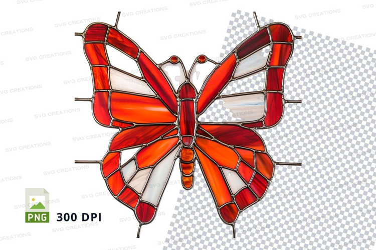 Stained glass butterfly