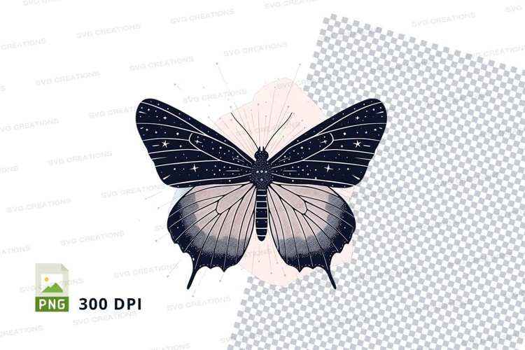 Celestial butterfly clipart png
