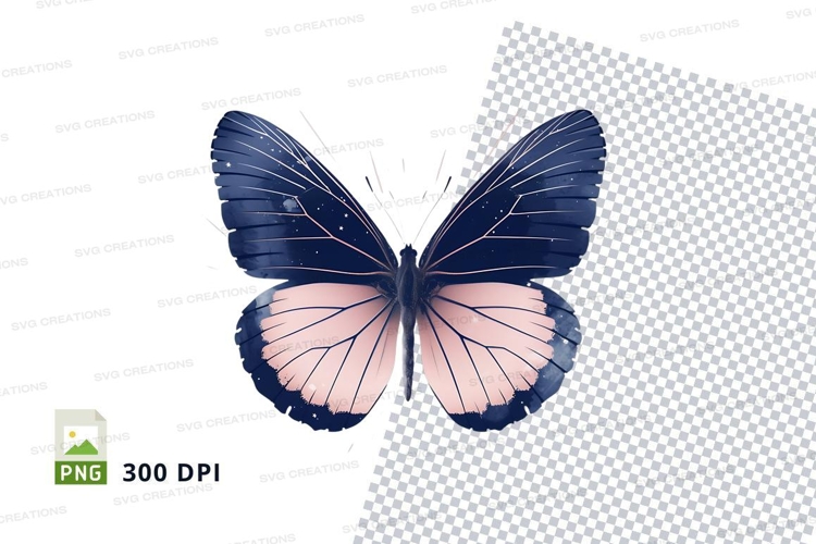 Pink Butterfly Clipart Image 2