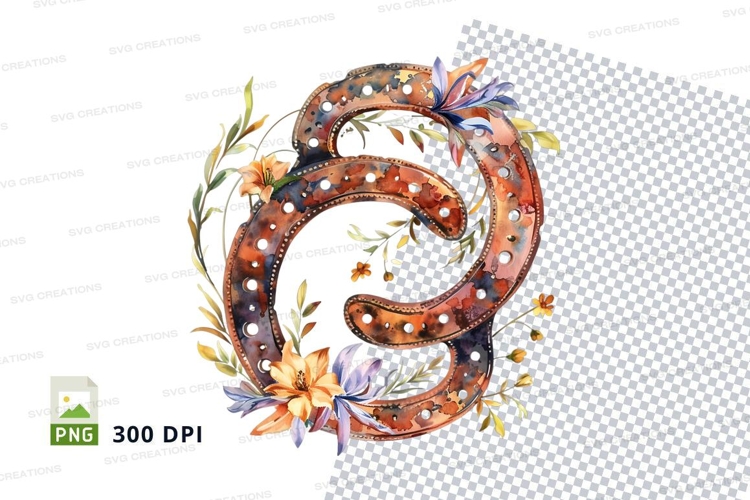 Floral letter s clipart png