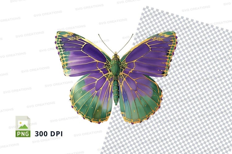 Stained glass butterfly example image 1