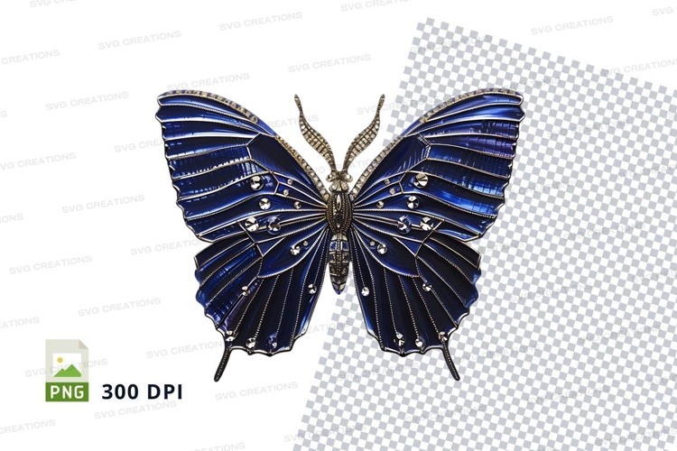 Blue Butterfly Clipart Image 23