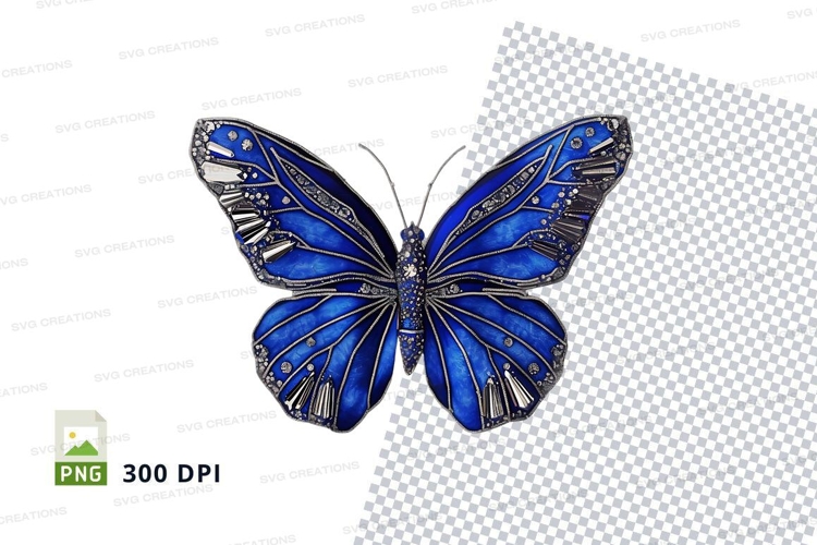 Blue Butterfly Clipart Image 20