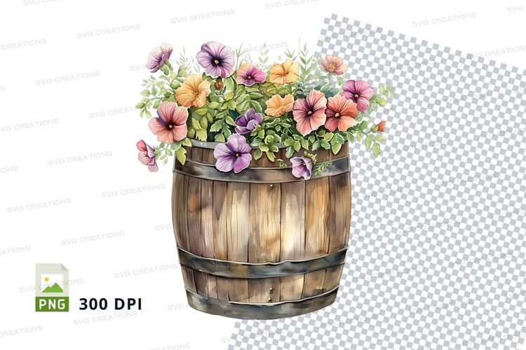 Transparent Background Flower Clipart Image 23