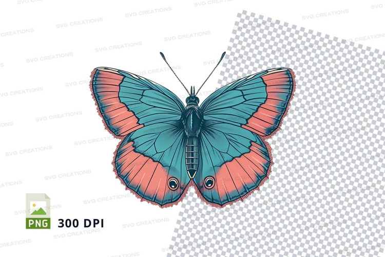 Colorful butterfly clipart png
