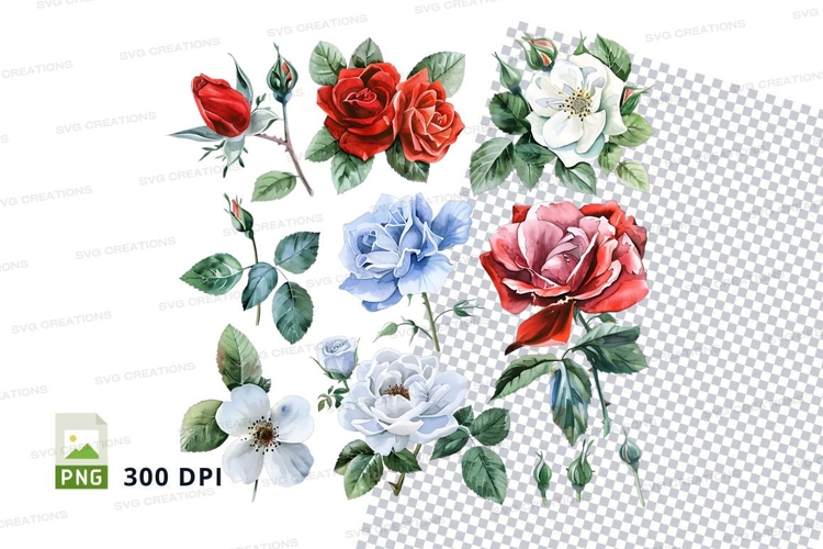 Red Roses Clipart