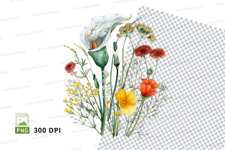Wildflower Clipart Image 24