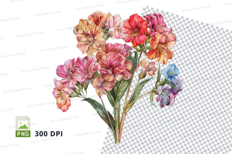 Vibrant bouquet of flowers