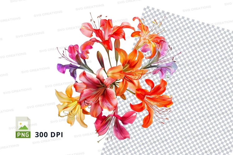 Bouquet Of Flowers Clipart Image 2