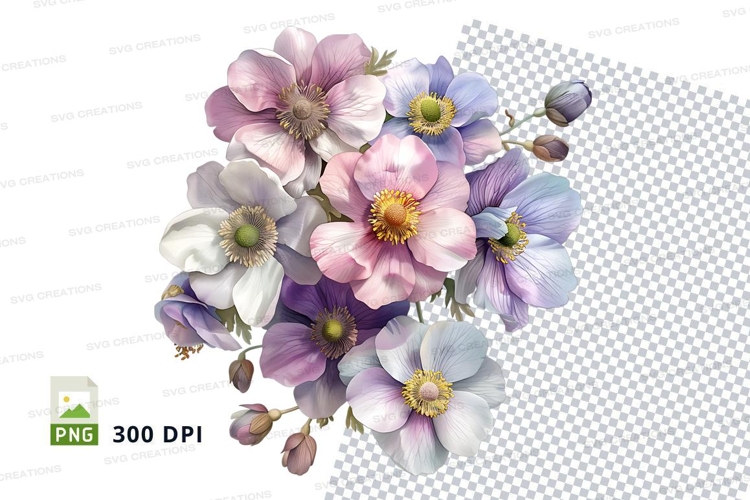 Transparent Background Flower Clipart Image 19