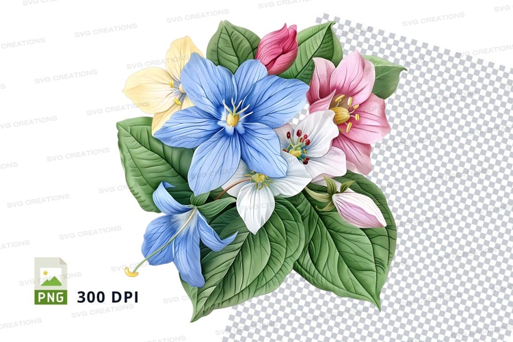 Colorful bouquet of flowers