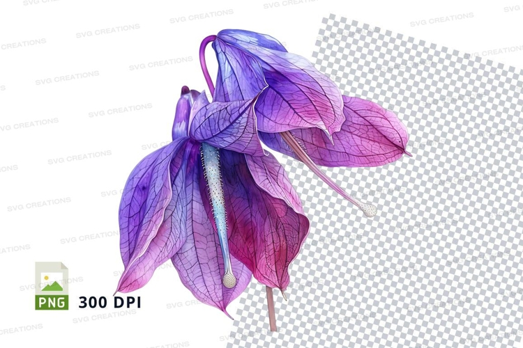 Transparent Background Flower Clipart Image 15