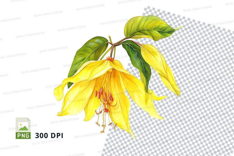 Yellow Flower Clipart Image 12