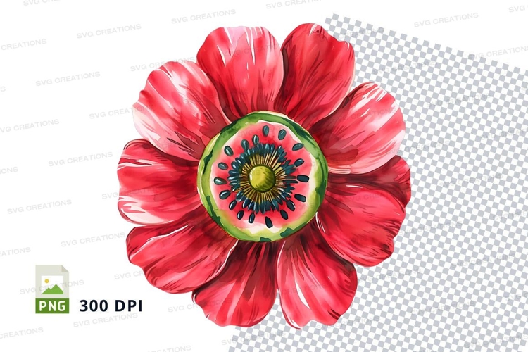 Red Flower Png Image 2
