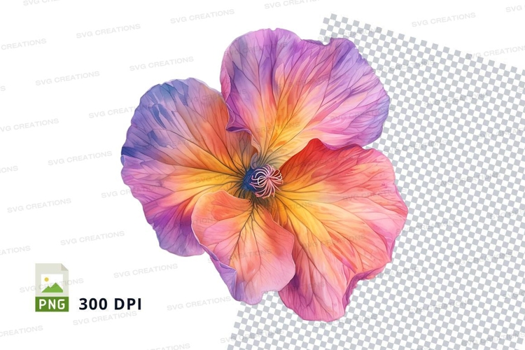 Vibrant flower clipart png