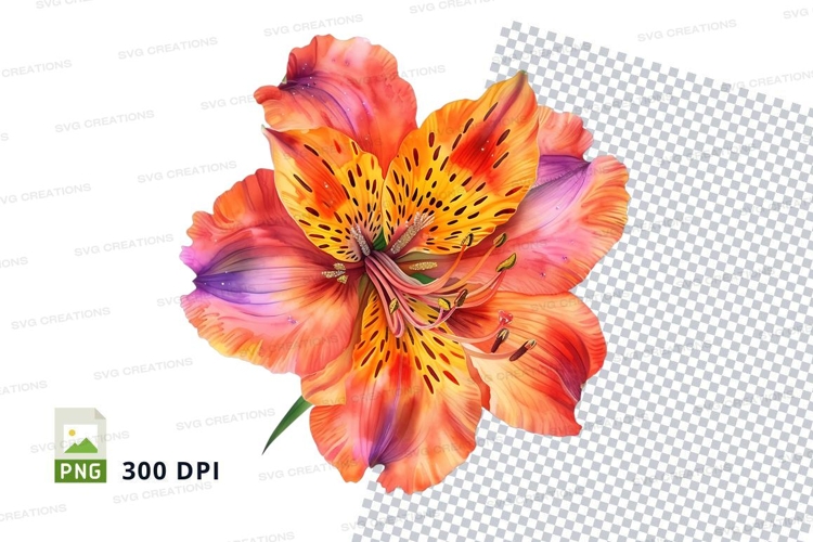 Transparent Background Flower Clipart Image 7