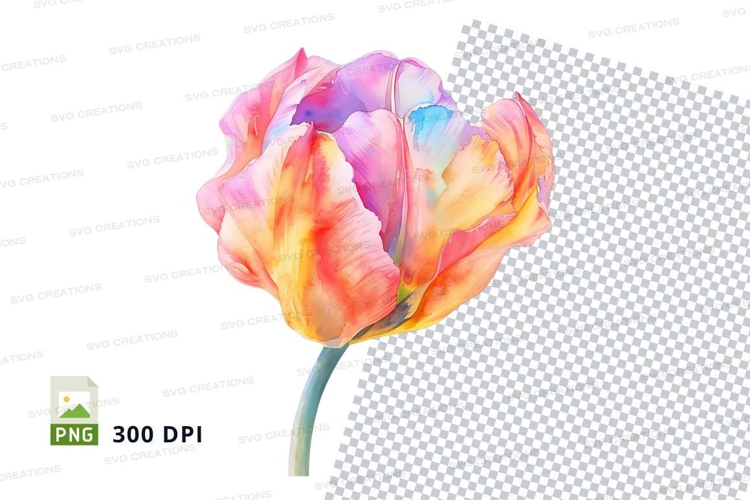 Blue Flower Clipart Image 13