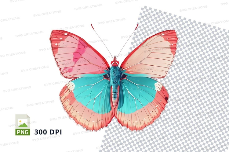 Pink Butterfly Clipart Image 3