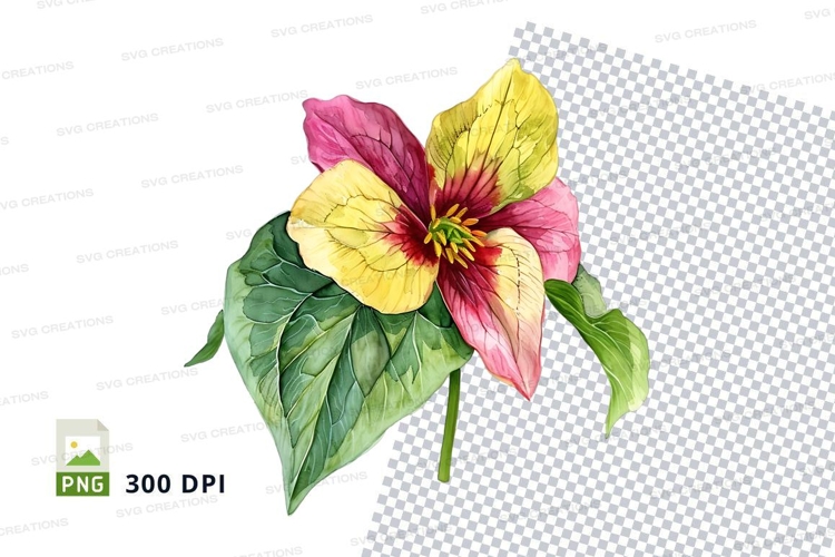 Yellow Flower Clipart Image 24